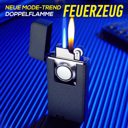 🎅🎄Weihnachts-Vorverkauf - 50% Rabatt🎄eue Mode-Trend Doppelflamme Feuerzeug